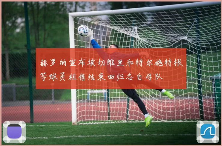 赫罗纳宣布埃切维里和特尔施特根等球员租借结束回归各自母队